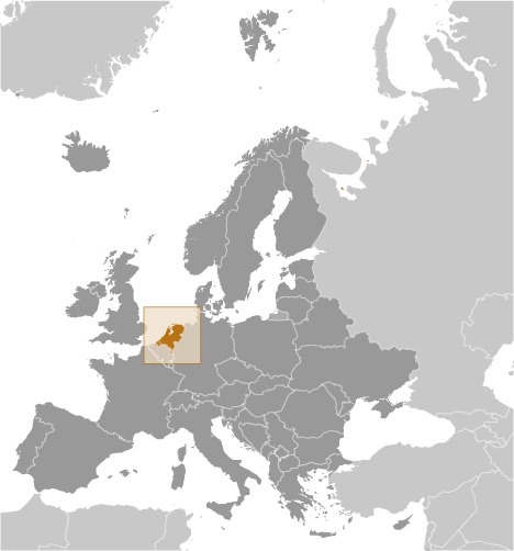 Map of Netherlands