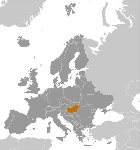Map of Hungary